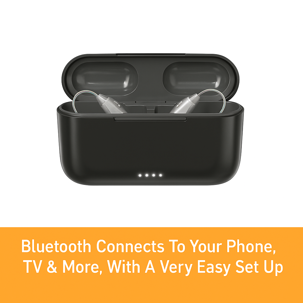 RIC Bluetooth Hearing Aids (App Controlled)